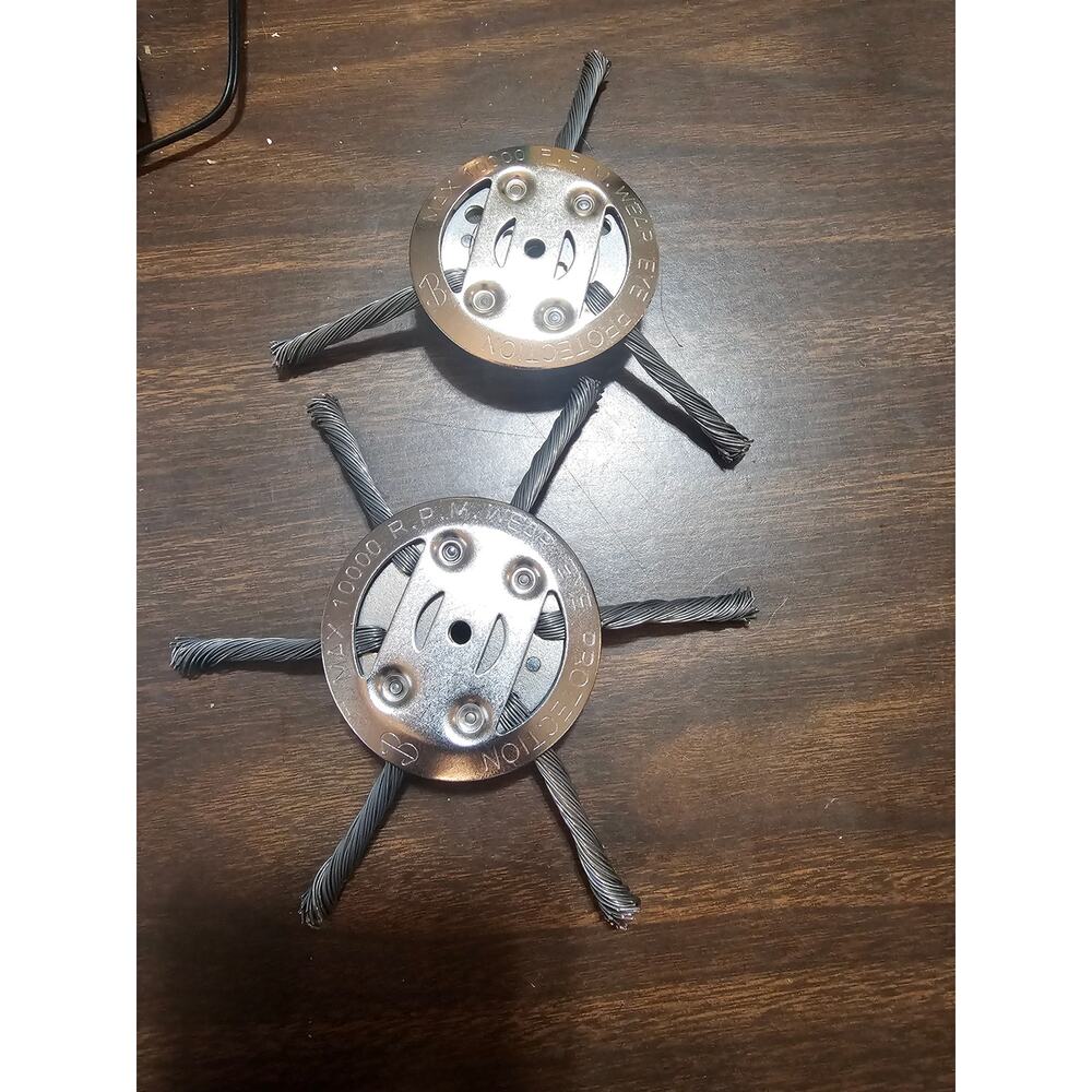 2pcs Steel Wire Grass Trimmer Head, Trimmer Replacement Head, Weed Eater